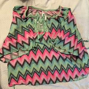 Justice Puff Sleeve Blouse